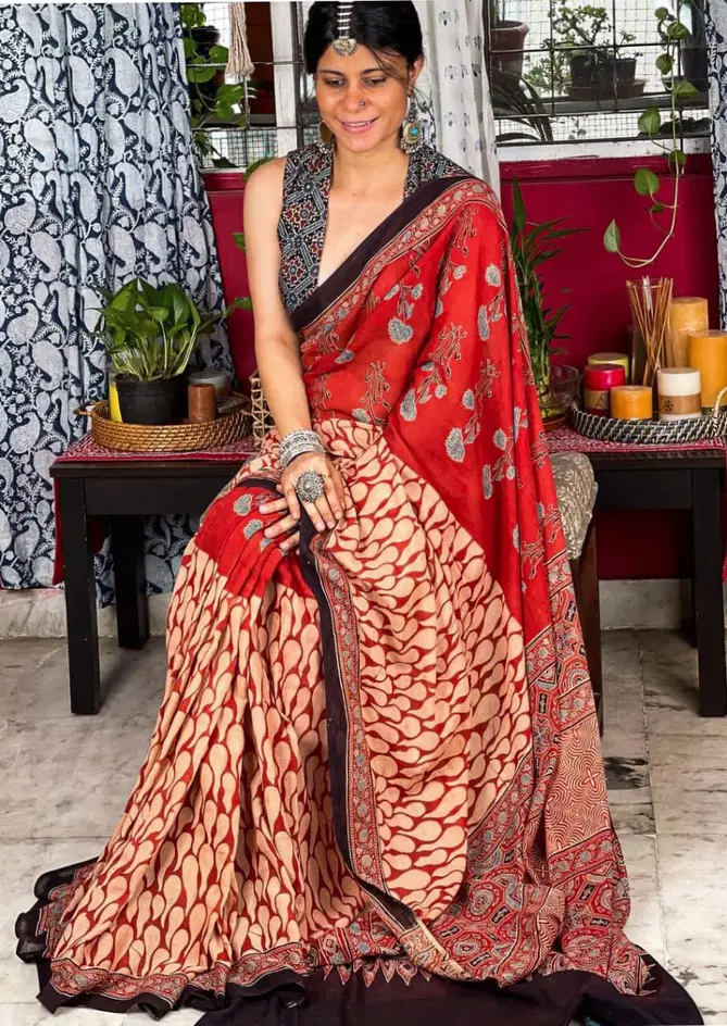 VK 4184 Chanderi Cotton Printed Daily Wear Sarees Wholesale Shop In Surat